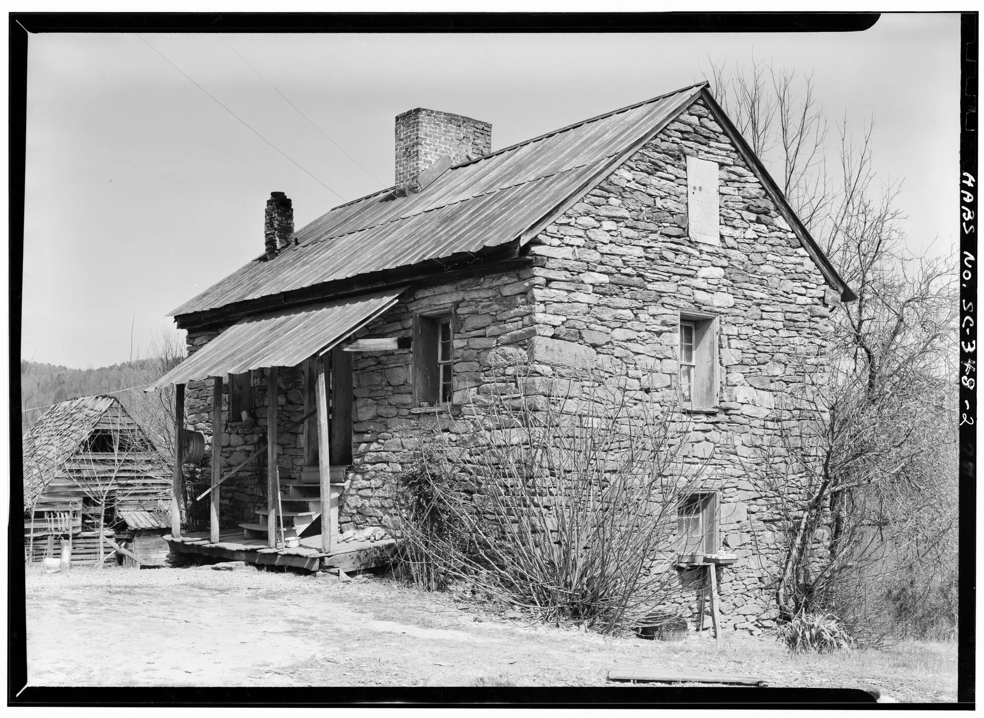 Oconee Station near Walhalla, photographed for the Historic American Buildings Survey